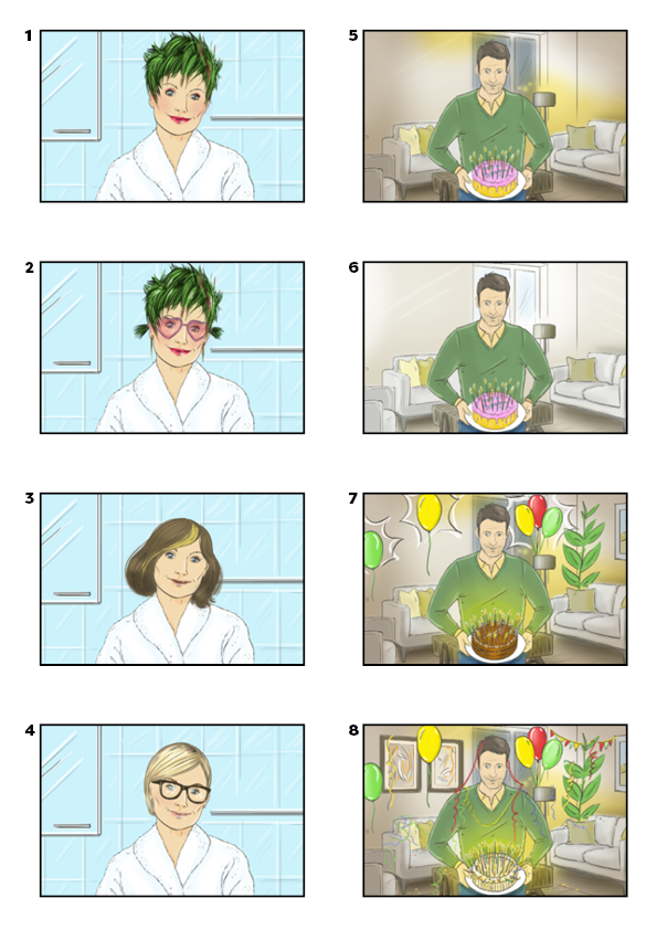ilustrace storyboard Petra Žabová