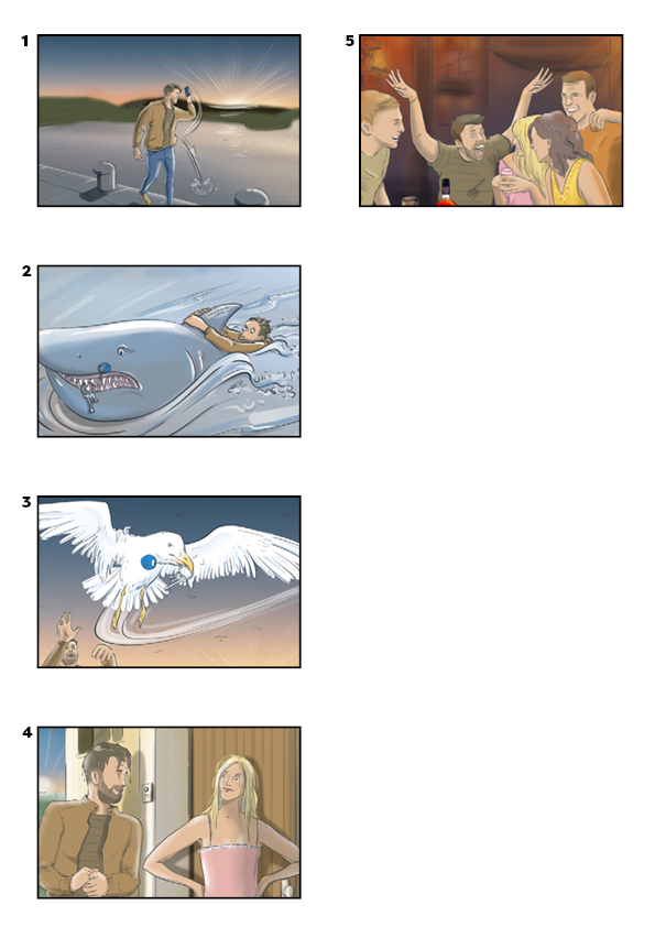 ilustrace storyboard Petra Žabová
