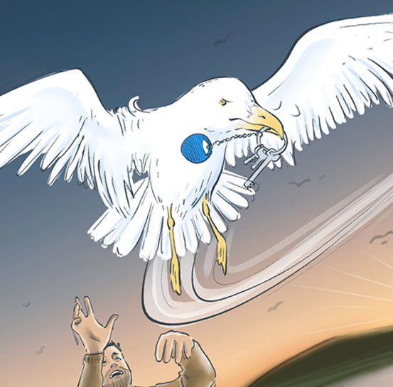 ilustrace počmáraná žába